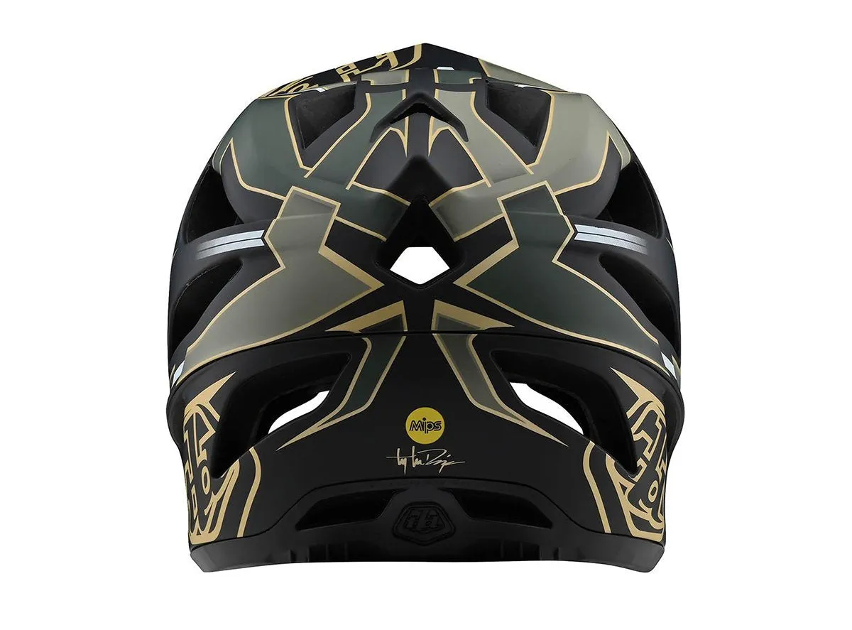 Troy Lee Designs Stage Full Face Helmet - Ropo - Green-Gold - 2020