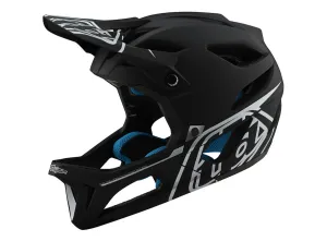 Troy Lee Designs Stage Full Face Helmet - Stealth - Black-Silver - 2020