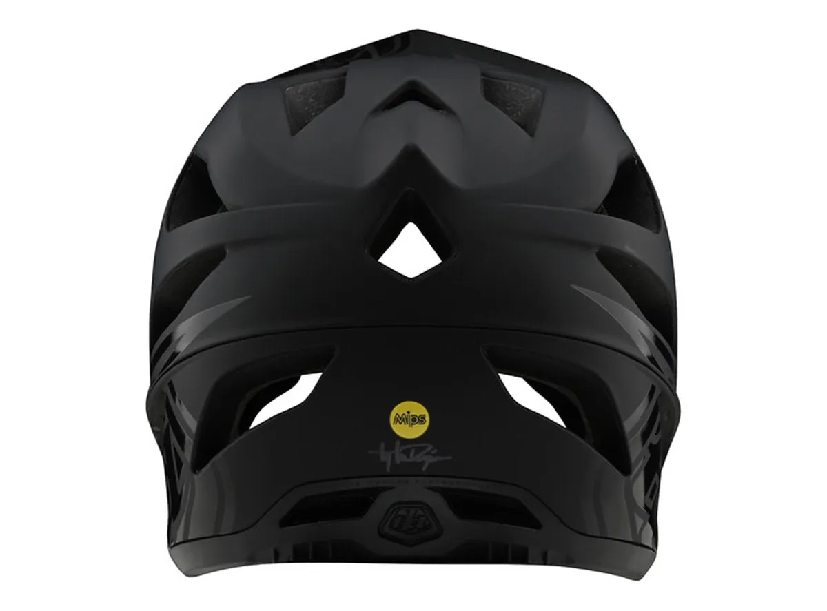 Troy Lee Designs Stage Full Face Helmet with MIPS - Stealth - Midnight-Black