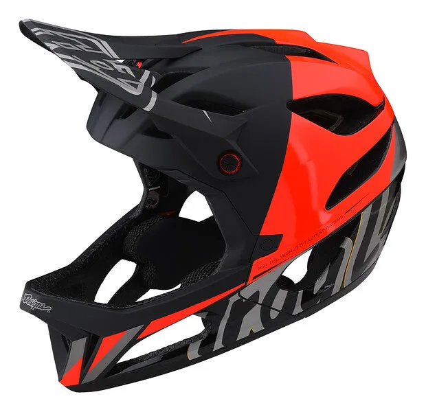 Troy Lee Designs Stage MIPS Full Face Helmet - Nova - Glo Red - 2023
