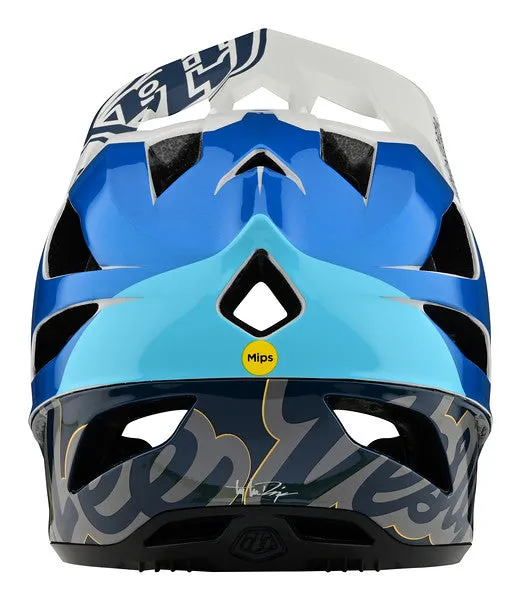 Troy Lee Designs Stage MIPS Full Face Helmet - Nova - Slate Blue - 2022
