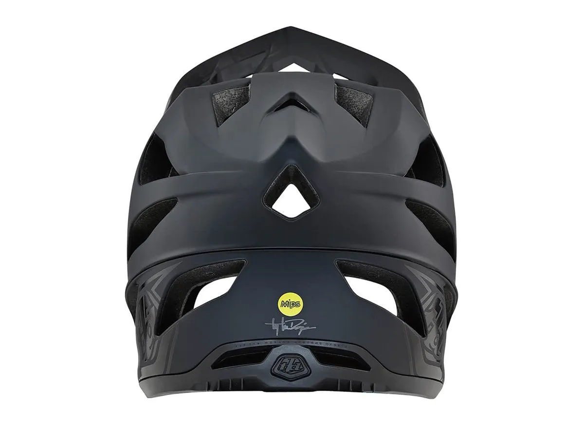 Troy Lee Designs Stage MIPS Full Face Helmet - Stealth - Black - 2019