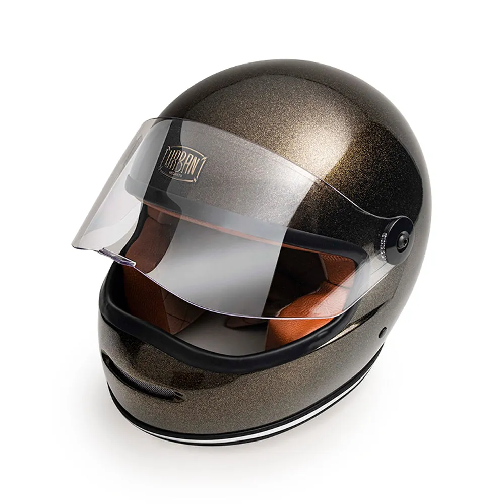 Urban Full Face Helmet BigBore S Dark Gold Flake