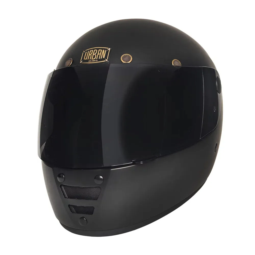 Urban Full Face Helmet Cafe Racer Graph-X Black