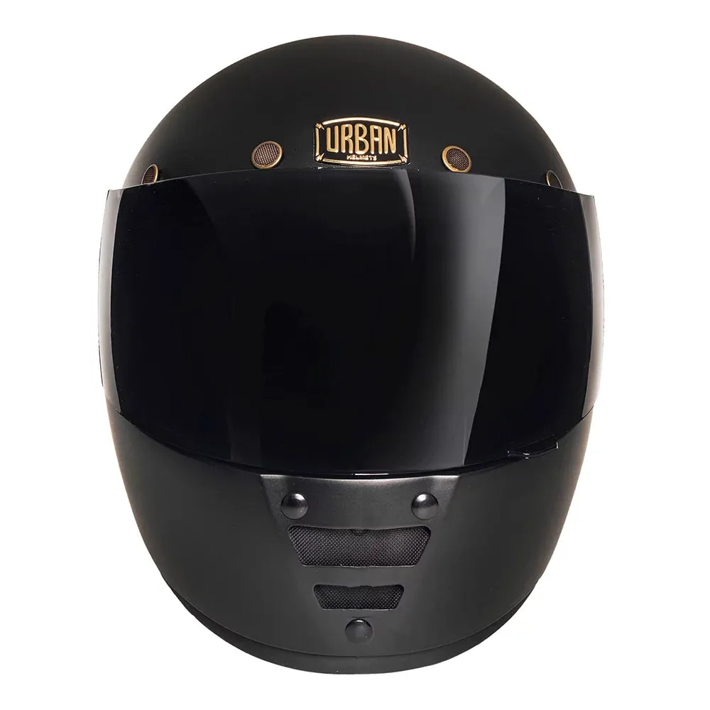 Urban Full Face Helmet Cafe Racer Graph-X Black