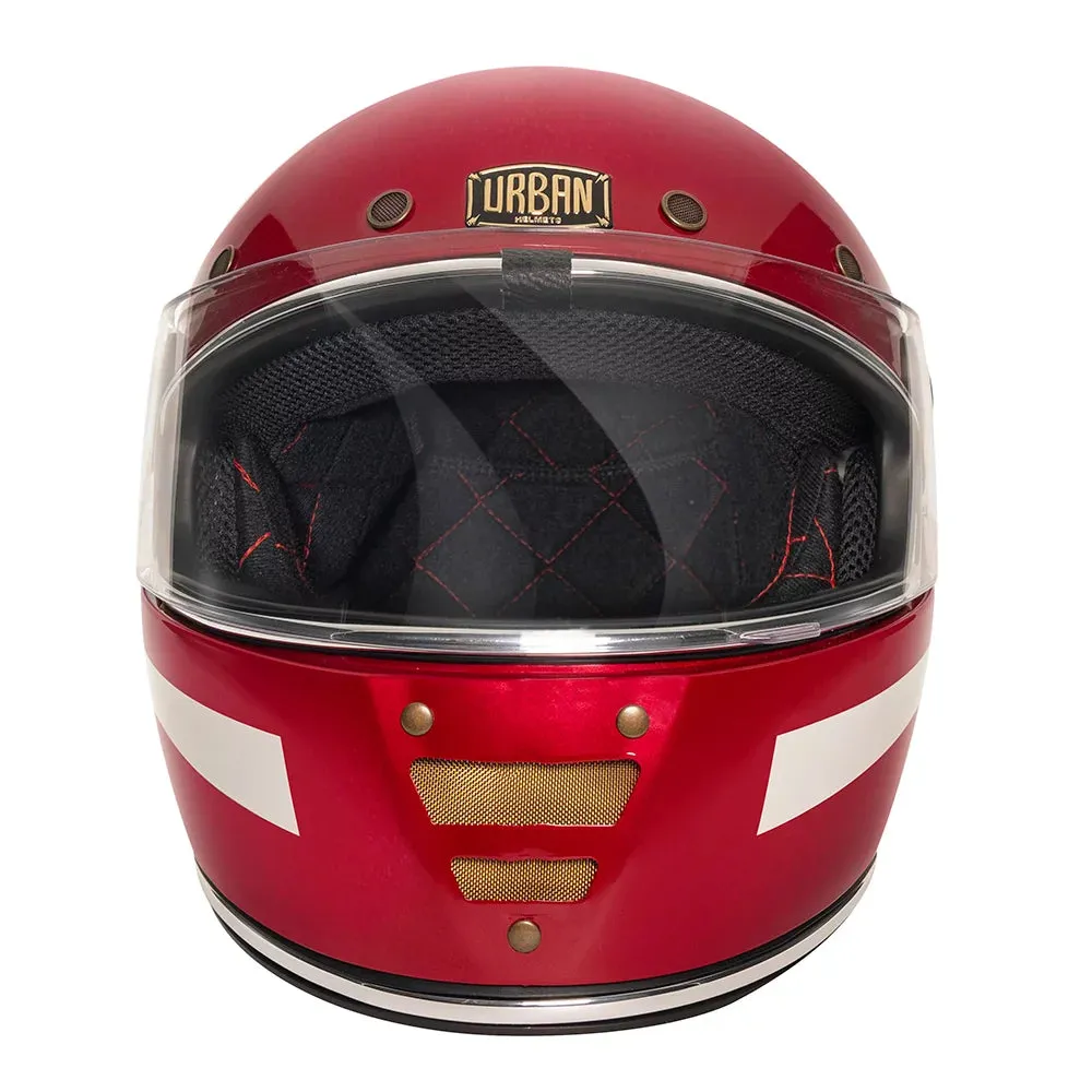 Urban Full Face Helmet Cafe Racer Shifuto RED