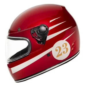 Urban Full Face Helmet Cafe Racer Shifuto RED