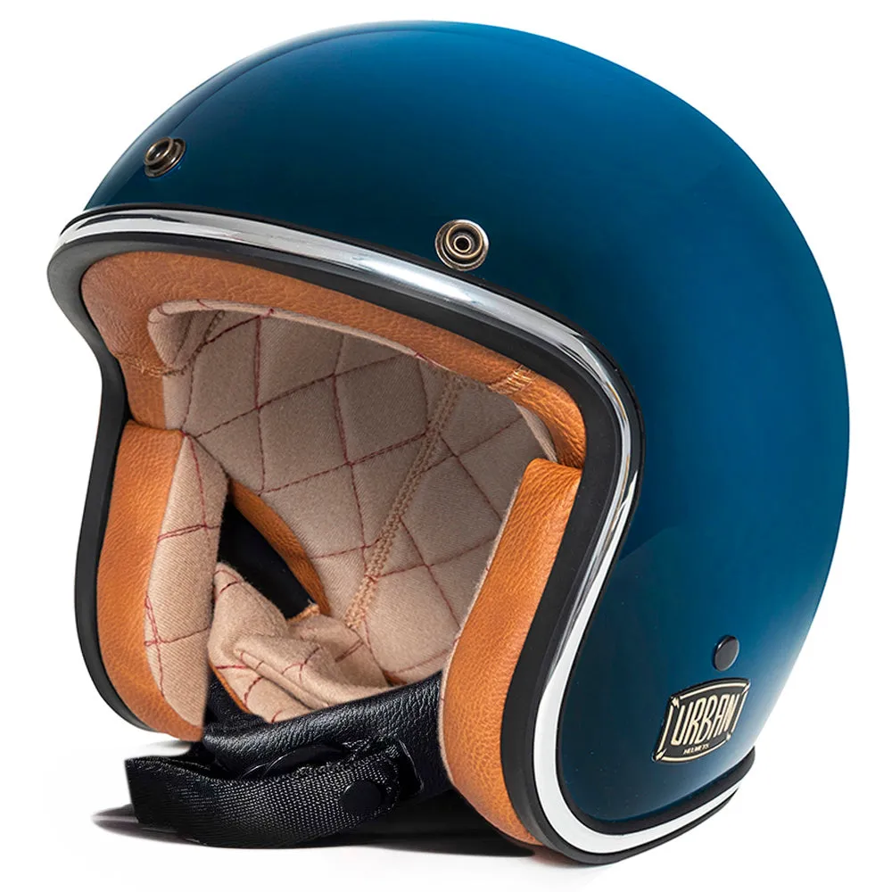 Urban Open Face Helmet Tracer Oil Blue