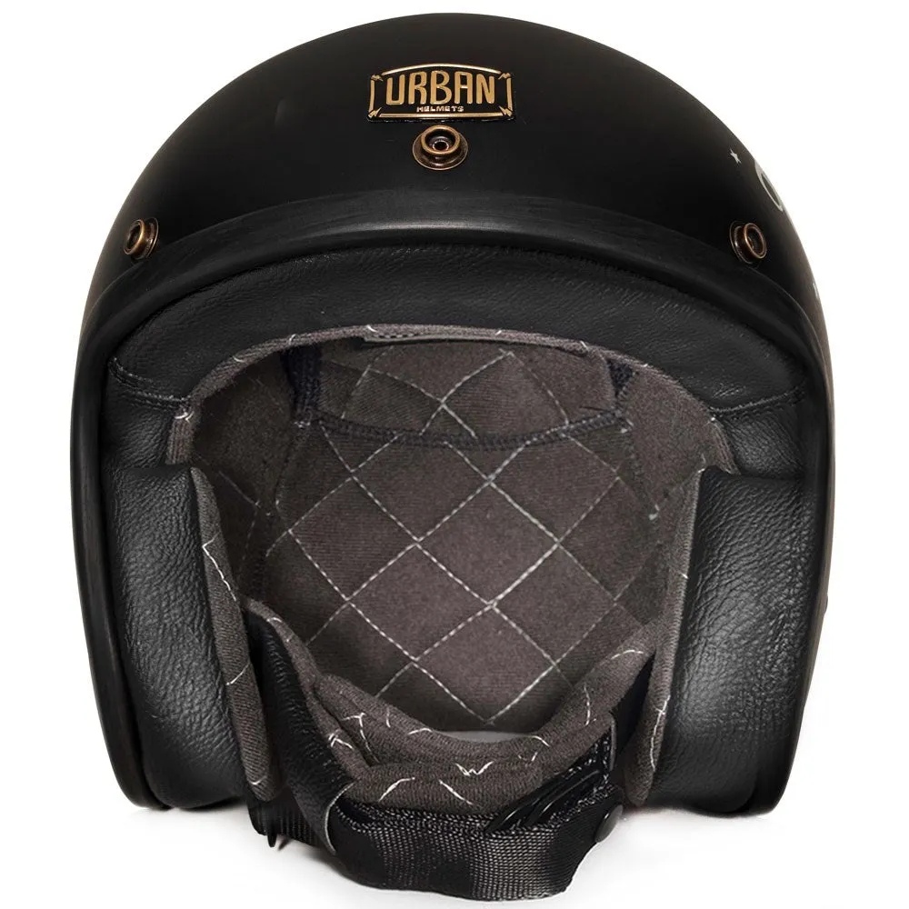 Urban Open Face Helmet Tracer Snake n' Skull