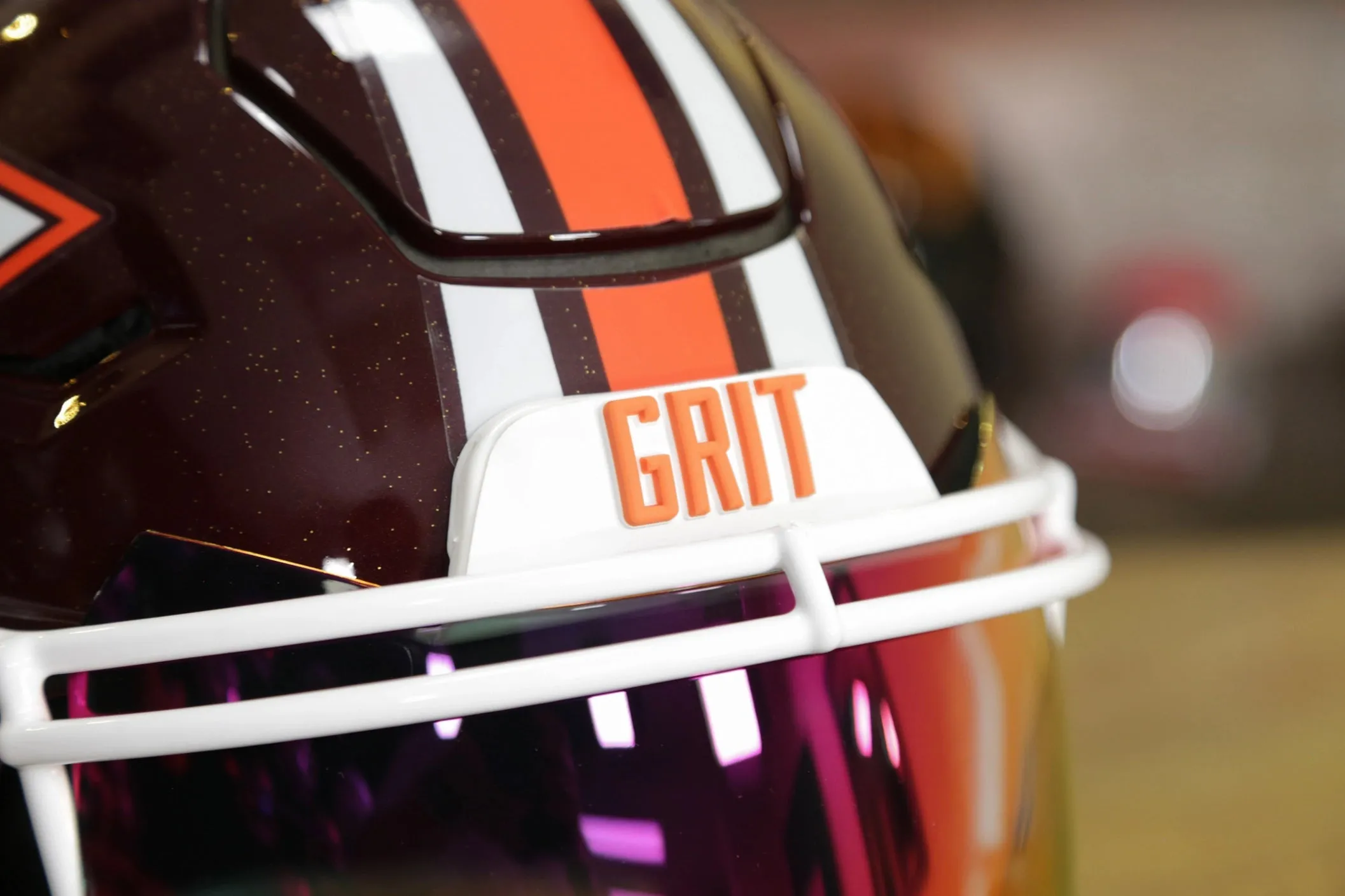Virginia Tech Hokies Riddell SpeedFlex Helmet - GG Edition