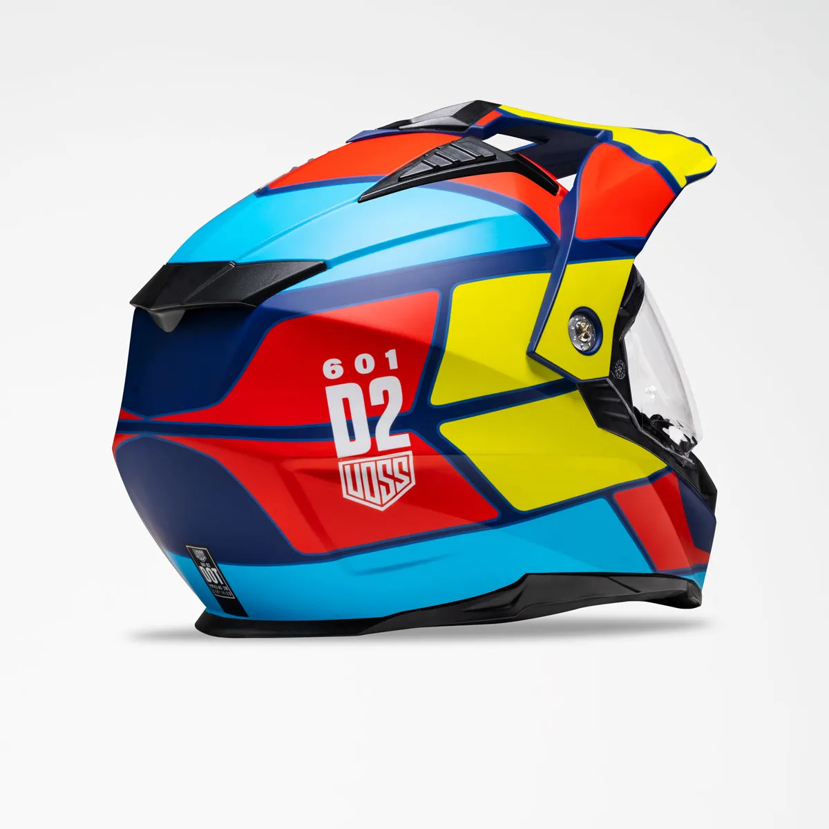 Voss 601 D2 Dual Sport Primary Block Helmet