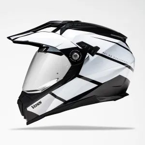 Voss 601 D2 Dual Sport White Inertia Helmet