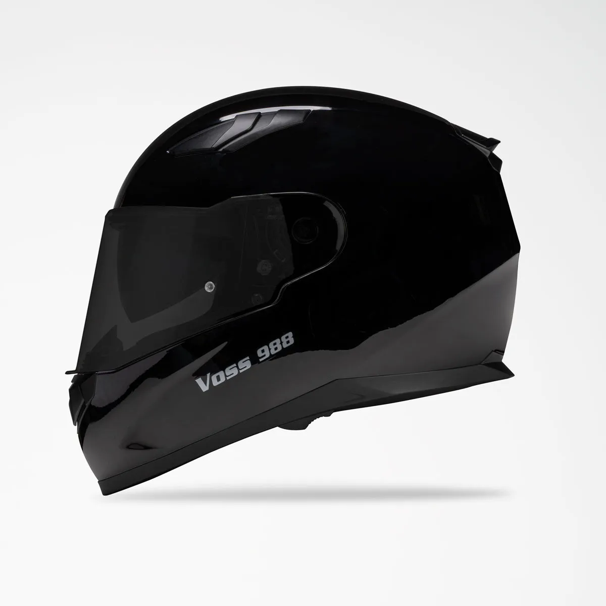Voss 988 Moto-1 Gloss Black Helmet