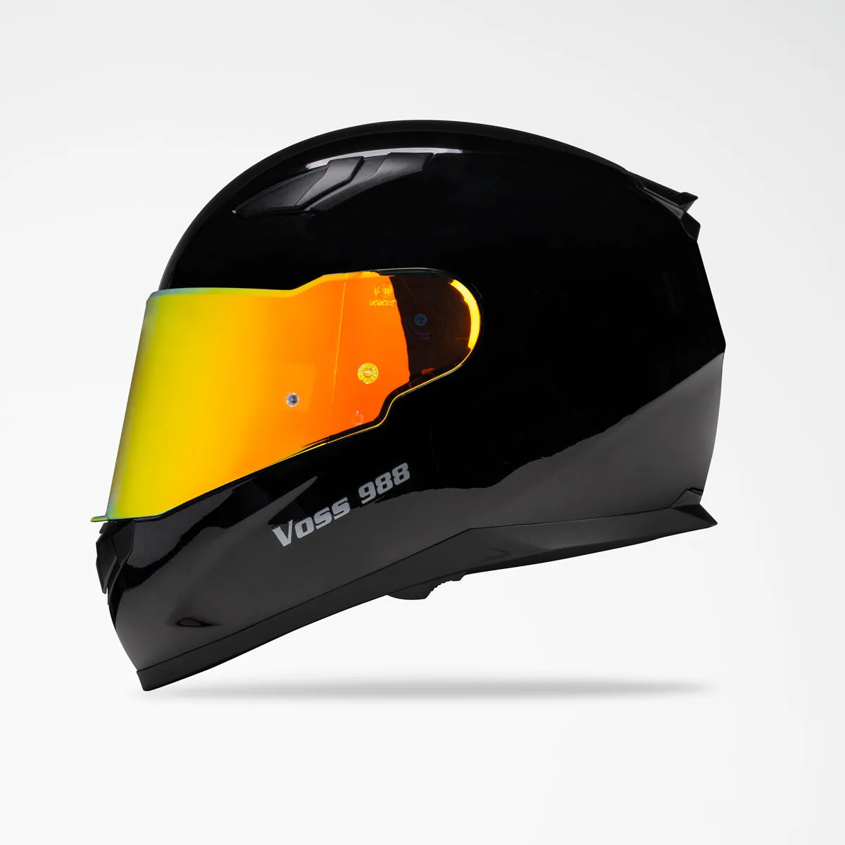 Voss 988 Moto-1 Gloss Black Helmet