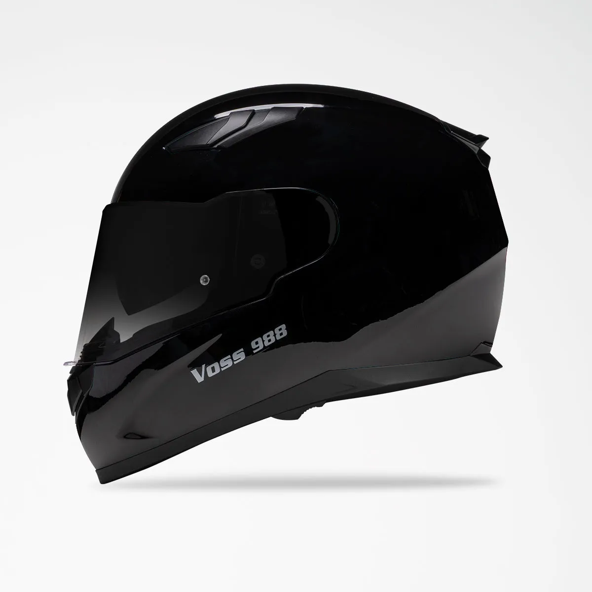 Voss 988 Moto-1 Gloss Black Helmet