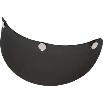 Z1R 3-Snap Bubble Visor Black