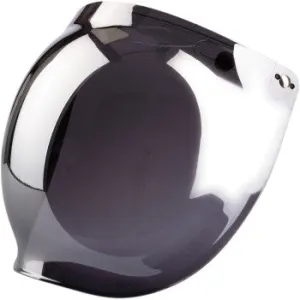 Z1R Flip Up Bubble Shield  3 Snap Chrome