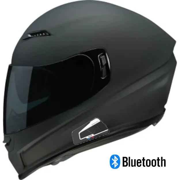 Z1R Jackal Full Face Bluetooth Helmet Flat Black Smoke