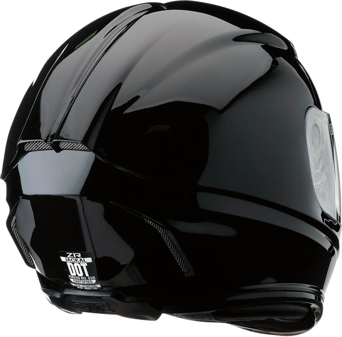Z1R Jackal Full Face Bluetooth Helmet Gloss Black