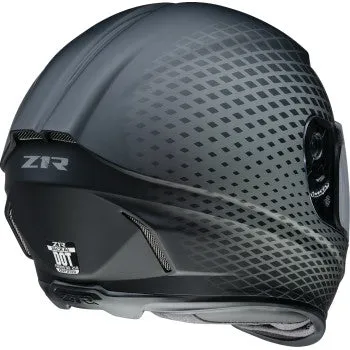 Z1R Jackal Full Face Bluetooth Helmet Waveform Gray