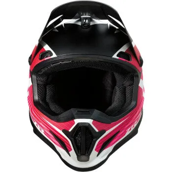 Z1R Ladies Off Road Helmet Rise Graphic Pink