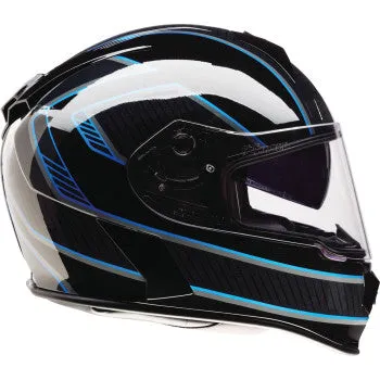 Z1R Warrant Full Face Bluetooth Helmet Amplify Black/Blue
